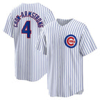 Chicago Cubs #4 Pete Crow-Armstrong White Puhics Home Replica Jersey