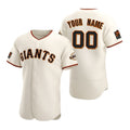 Custom San Francisco Giants White Puhics 2020 Stitched Flex Base Jersey