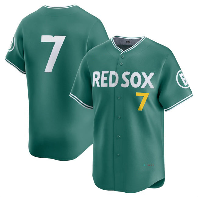 Boston Red Sox #7 Masataka Yoshida Green Puhics 2025 City Connect Limited Stitched Jersey