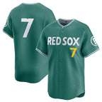 Boston Red Sox #7 Masataka Yoshida Green Puhics 2025 City Connect Limited Stitched Jersey