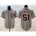 San Francisco Giants #51 Jung Hoo Lee Gray Puhics Cool Base Stitched Jersey