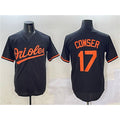 Baltimore Orioles #17 Colton Cowser Black Puhics Cool Base Stitched Jersey