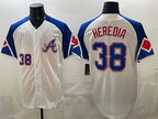 Atlanta Braves #38 Guillermo Heredia White Puhics 2023 City Connect Cool Base Stitched Jersey