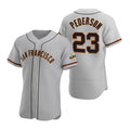 San Francisco Giants #23 Joc Pederson Gray Puhics Flex Base Stitched Jersey