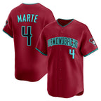 Arizona Diamondbacks #4 Ketel Marte Red Puhics Alternate 2 Limited Player Jersey
