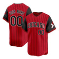 Custom Chicago White Sox Active Player Red Black Puhics 2025 City Connect Limited Stitched Jersey