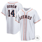 Houston Astros #14 Mauricio Dub¨®n White Puhics Home Jersey