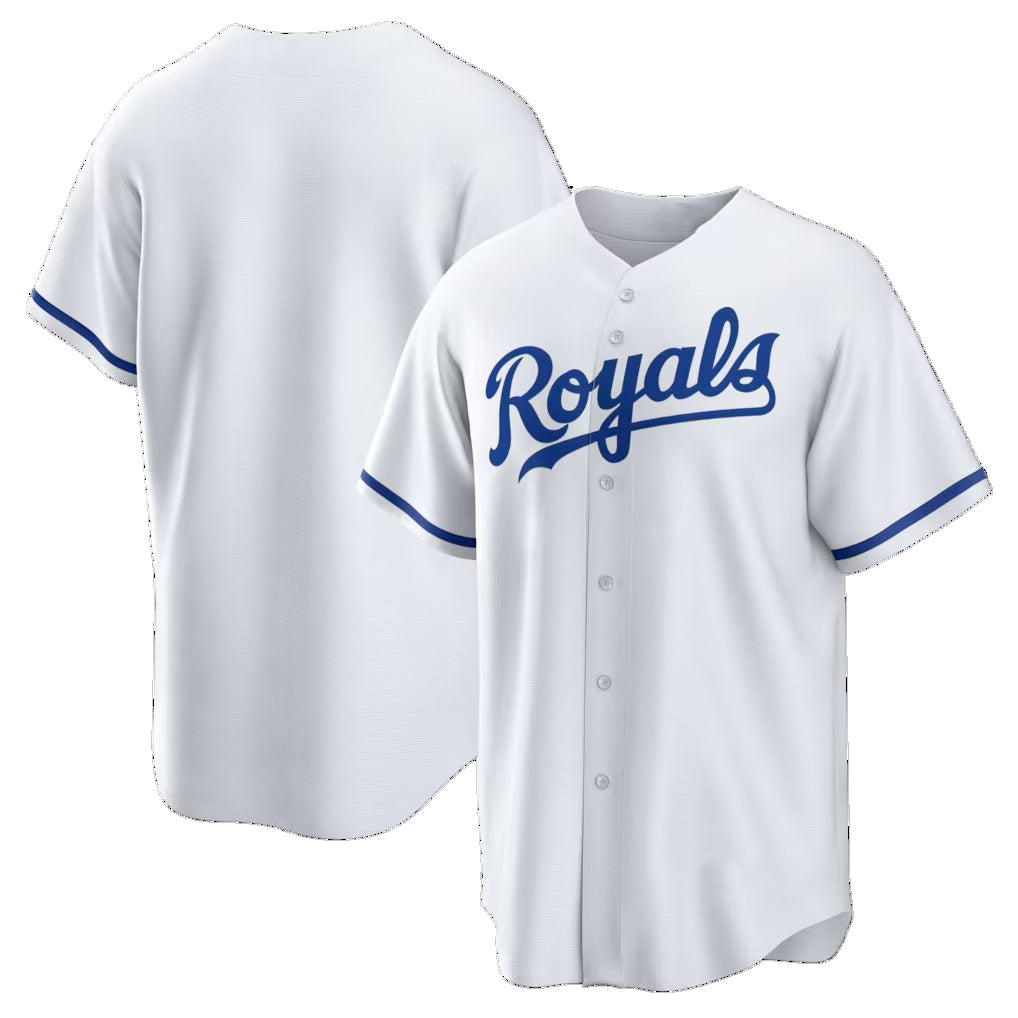 Kansas City Royals White Puhics Home Big & Tall Replica Jersey