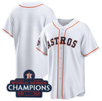 Houston Astros Blank White Puhics 2022 World Series Champions Home Stitched Jersey