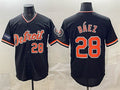 Detroit Tigers #28 Javier B¨¢ez Black Puhics 2026 Meijer Patch Alternate Vapor Premier Limited Stitched Jersey