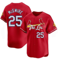 St. Louis Cardinals #25 Mark McGwire Red Puhics City Connect Jersey