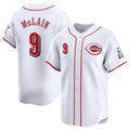 Cincinnati Reds #9 Matt McLain White Puhics Home Limited Stitched Jersey