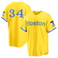 Boston Red Sox #34 David Ortiz Gold Puhics Retired Player City Connect Replica Jersey