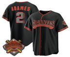 San Francisco Giants #2 Willy Adames Black Puhics 2026 Alternate Stadium Stitched Jersey
