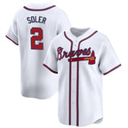 Atlanta Braves #2 Jorge Soler White Puhics 2024 Home Limited Stitched Jersey
