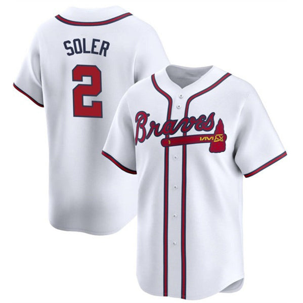 Atlanta Braves #2 Jorge Soler White Puhics 2024 Home Limited Stitched Jersey