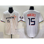 Houston Astros #15 Isaac Paredes White Puhics 2025 City Connect Limited Stitched Jersey