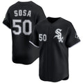 Chicago White Sox #50 Lenyn Sosa Black Puhics 2025 Alternate Limited Stitched Jersey