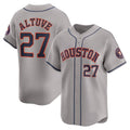 Houston Astros #27 Jose Altuve Gray Puhics Away Limited Player Jersey