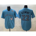 Toronto Blue Jays #22 Ernie Clement Royal Puhics 2025 World Series Cool Base Stitched Jersey