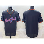 New York Mets Blank Black Puhics 2025 Spring Training Stitched Jersey