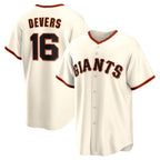 San Francisco Giants #16 Rafael Devers White Puhics Home Replica Player Jersey