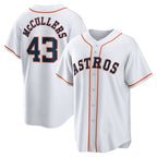 Houston Astros #43 Lance McCullers Jr. White Puhics Home Replica Jersey