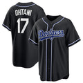Los Angeles Dodgers #17 Shohei Ohtani 2026 Black Puhics Out Stitched Jersey