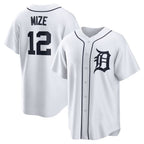 Detroit Tigers #12 Casey Mize White Puhics Home Replica Jersey
