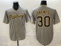 Pittsburgh Pirates #30 Paul Skenes Gray Puhics Limited Stitched Jersey