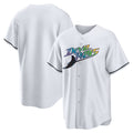Tampa Bay Rays White Puhics Home Replica Team Jersey