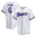 Texas Rangers #6 Josh Jung White Puhics Replica Player Jersey
