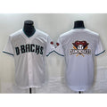 Arizona Diamondbacks White Puhics Team Big Logo Cool Base Stitched Jersey 2