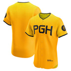 Pittsburgh Pirates Gold Puhics City Connect Elite Jersey