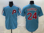 Philadelphia Phillies #24 Andrew Painter Blue Puhics Cool Base Stitched Jersey