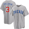 Chicago Cubs #3 Alex Bregman Gray Puhics 2026 Cool Base Limited Stitched Jersey