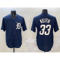Detroit Tigers #33 Colt Keith Navy Puhics Cool Base Stitched Jersey