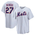 New York Mets #27 Mark Vientos White Puhics Home Replica Jersey