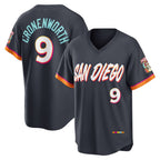 San Diego Padres #9 Jake Cronenworth Obsidian Puhics 2026 City Connect Stadium Jersey