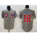 Chicago Cubs #18 Sh¨­ta Imanaga Gray Puhics 2025 Tokyo Series Limited Stitched Jersey