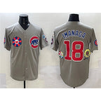 Chicago Cubs #18 Sh¨­ta Imanaga Gray Puhics 2025 Tokyo Series Limited Stitched Jersey