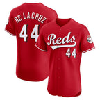 Cincinnati Reds #44 Elly De La Cruz Red Puhics Alternate Elite Jersey