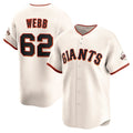 San Francisco Giants #62 Logan Webb Cream Puhics Home Limited Player Jersey