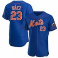 New York Mets #23 Javier Baez Royal Puhics Anthentic Jersey