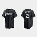 Texas Rangers #2 Marcus Semien Black Puhics Cool Base Stitched Jersey