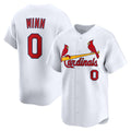 St. Louis Cardinals #0 Masyn Winn White Puhics Home Limited Jersey