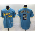 Milwaukee Brewers #2 Brice Turang Powder Blue Puhics City Connect Cool Base Stitched Jersey