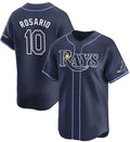 Tampa Bay Rays #10 Amed Rosario Navy Puhics Away Limited Stitched Jersey