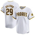 San Diego Padres #29 Brett Sullivan White Puhics 2024 Home Limited Stitched Jersey