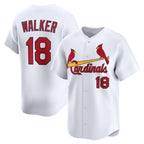 St. Louis Cardinals #18 Jordan Walker White Puhics Home Limited Player Jersey
